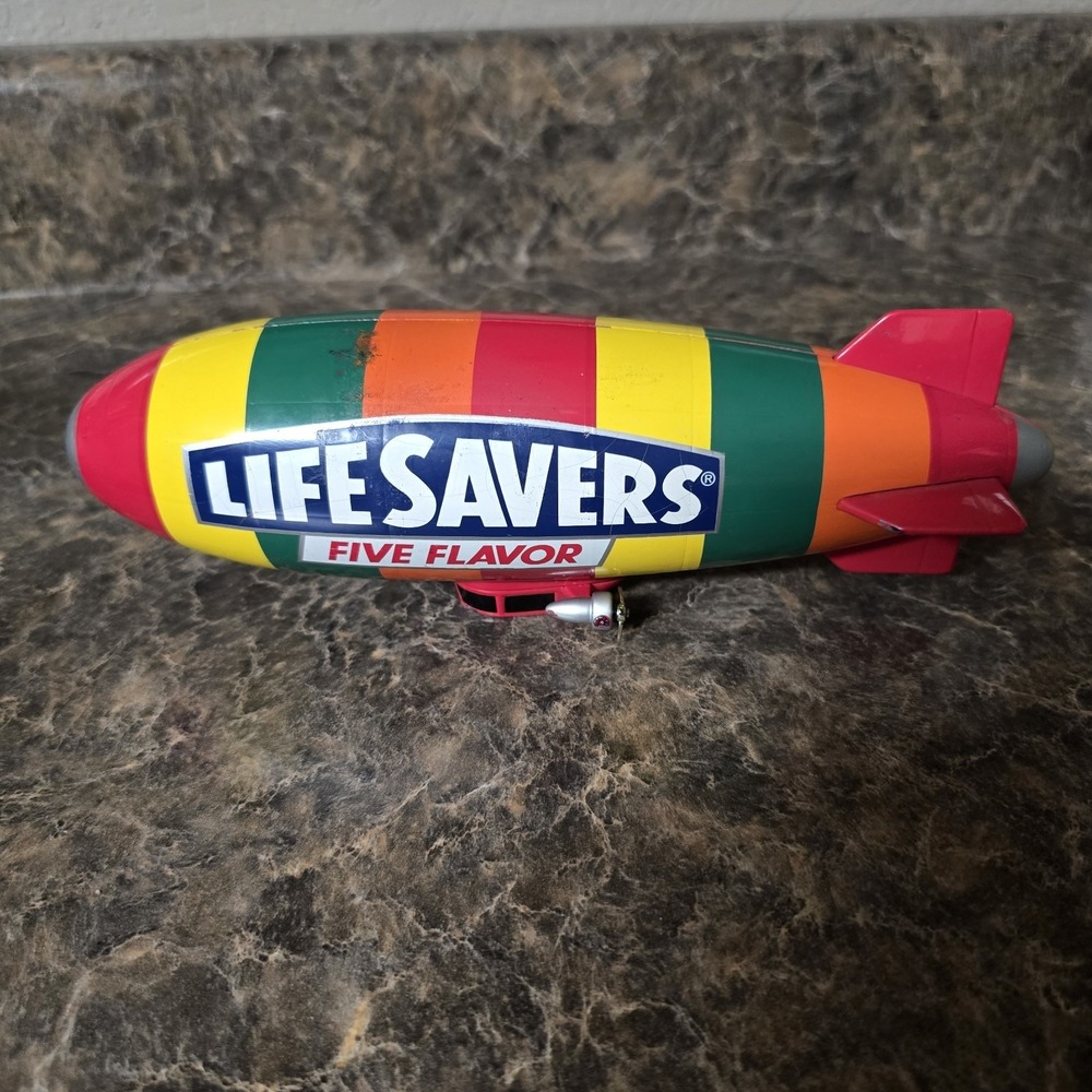 Vintage 1996 Liberty Classics Life Savers Candy Blimp Replica Bank